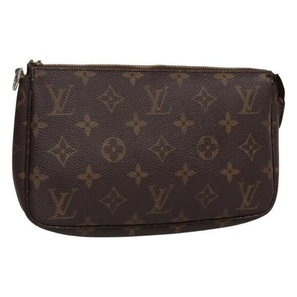 LOUIS VUITTON Monogram Pochette Accessoires Pouch M51980 LV Auth ti3184 - Picture 1 of 16
